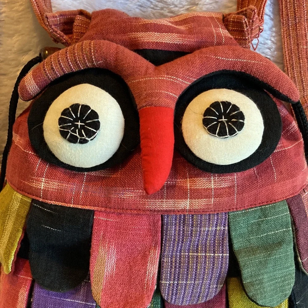 Vintage Owl Crossbody Bag Excellent Condition - Picture 3 of 12